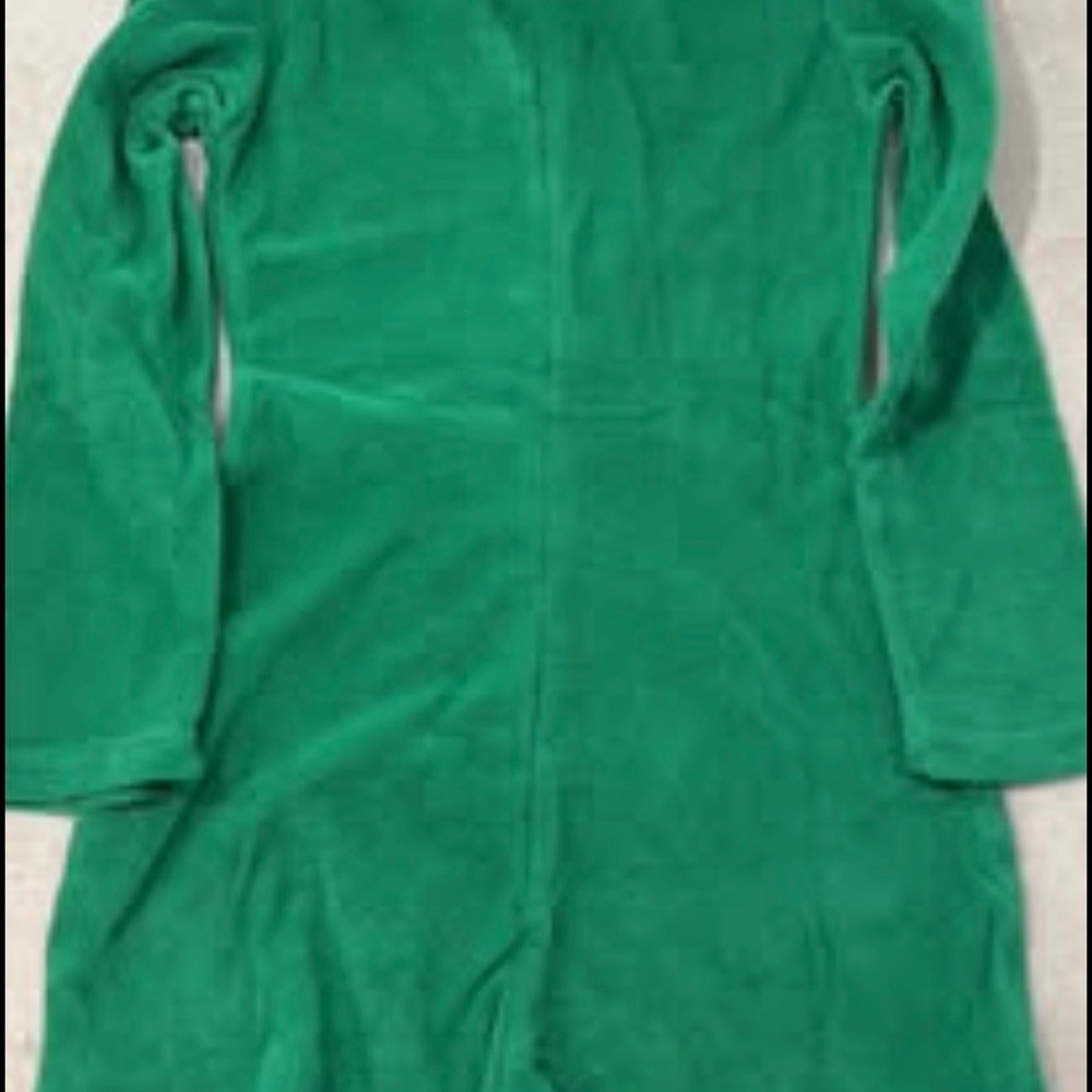 Sky to Moon green terry cloth romper women’s size small - Picture 4 of 5